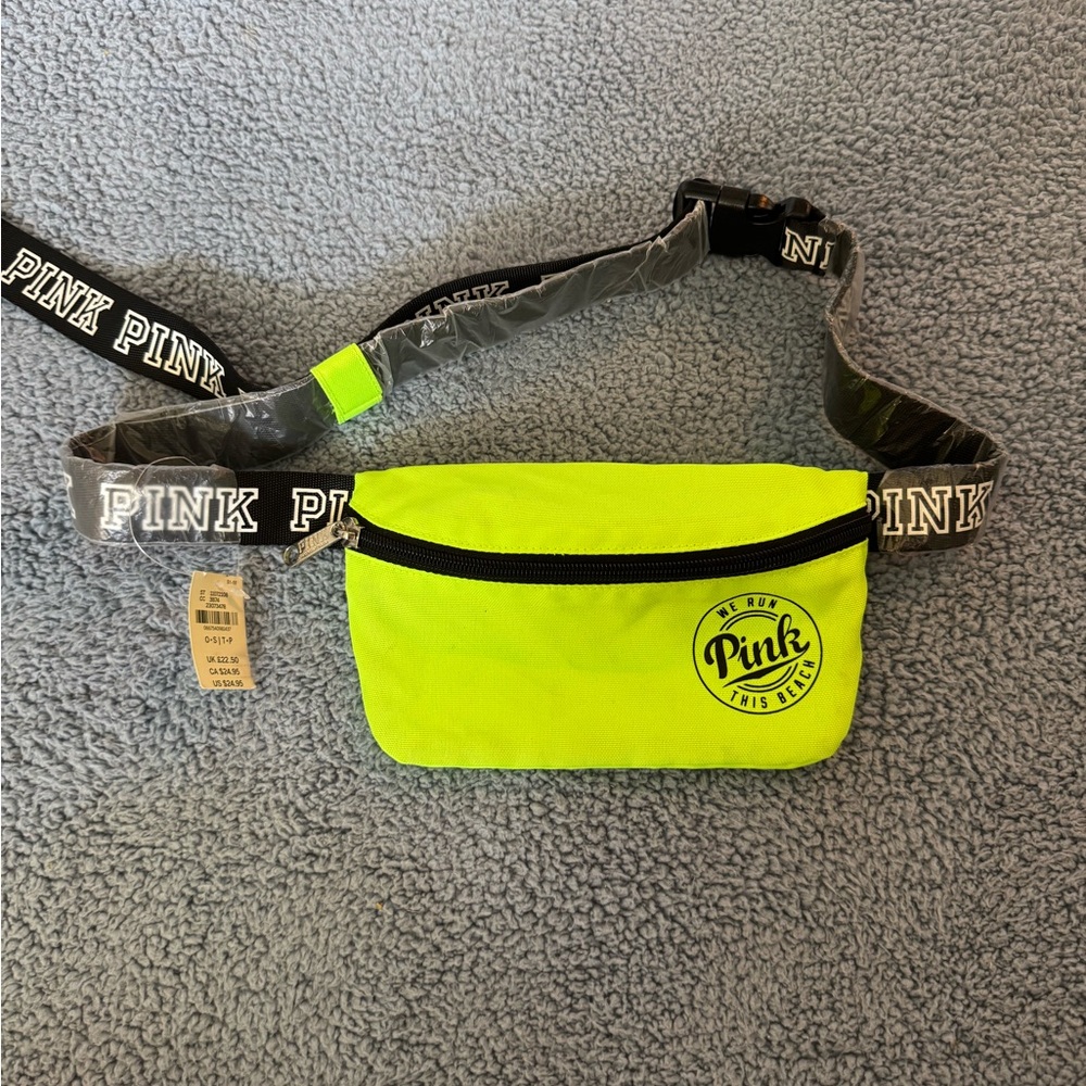 PINK Victoria's Secret Neon Yellow Fanny Pack